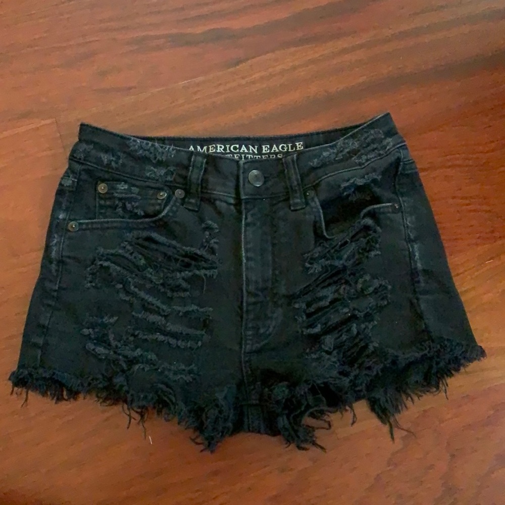 Black American Eagle Shorts